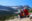 Couple overlooking lake and mountains in Jasper National Park, Alberta